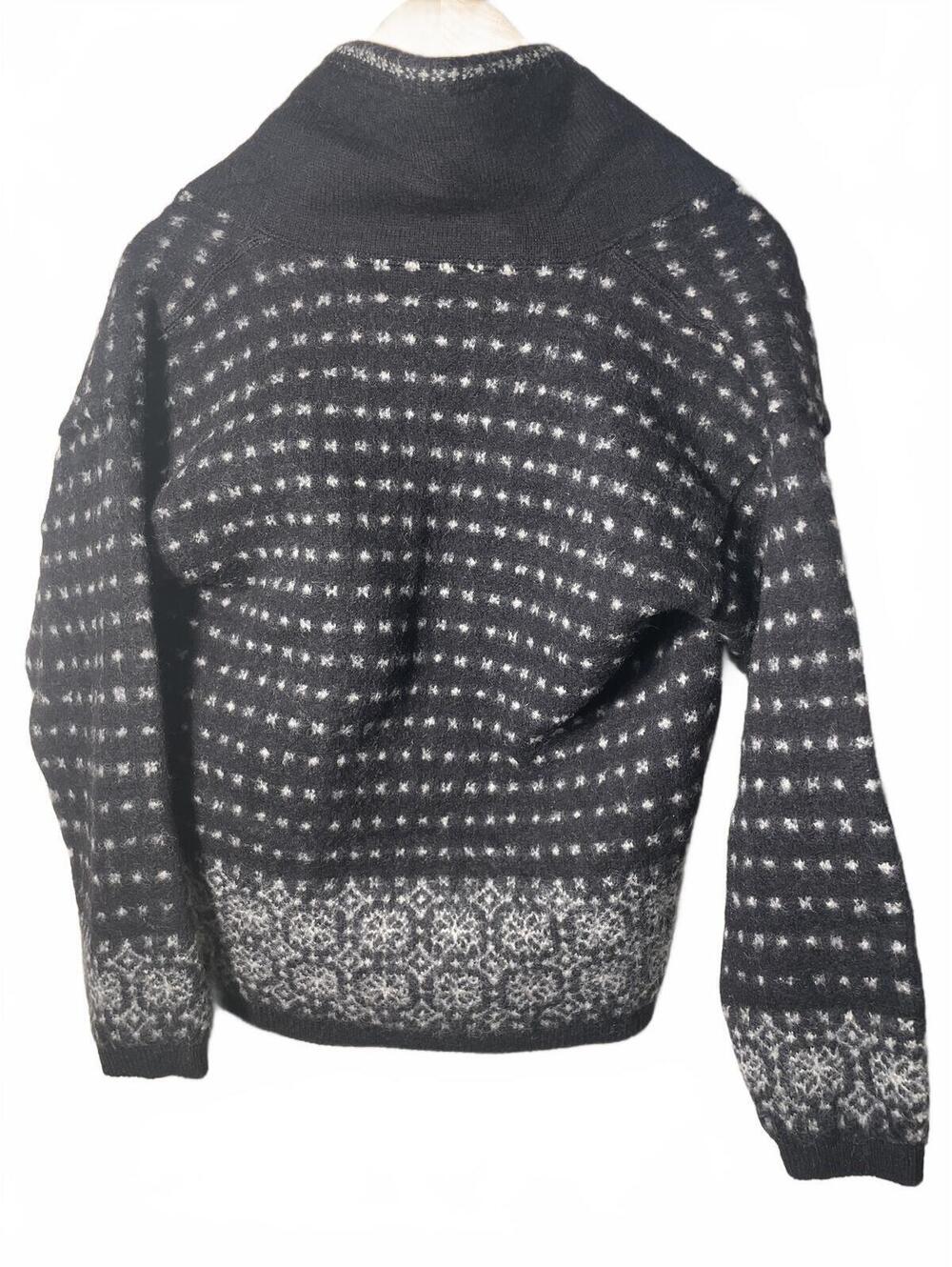 Pendleton VTG Wool Sweater Cardigan Women's Medium Black - Picture 6 of 6